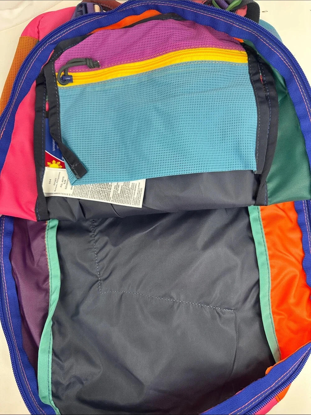 Cotopaxi Batac Del Día 16L Backpack One-of-a-Kind Multicolor Lightweight Daypack
